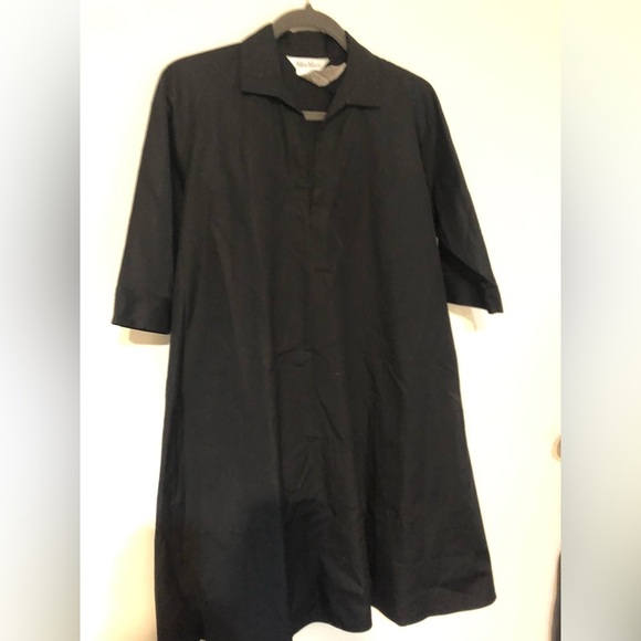 Max Mara Leisure Elbow-Sleeve Collared Day Dress - Picture 5 of 16